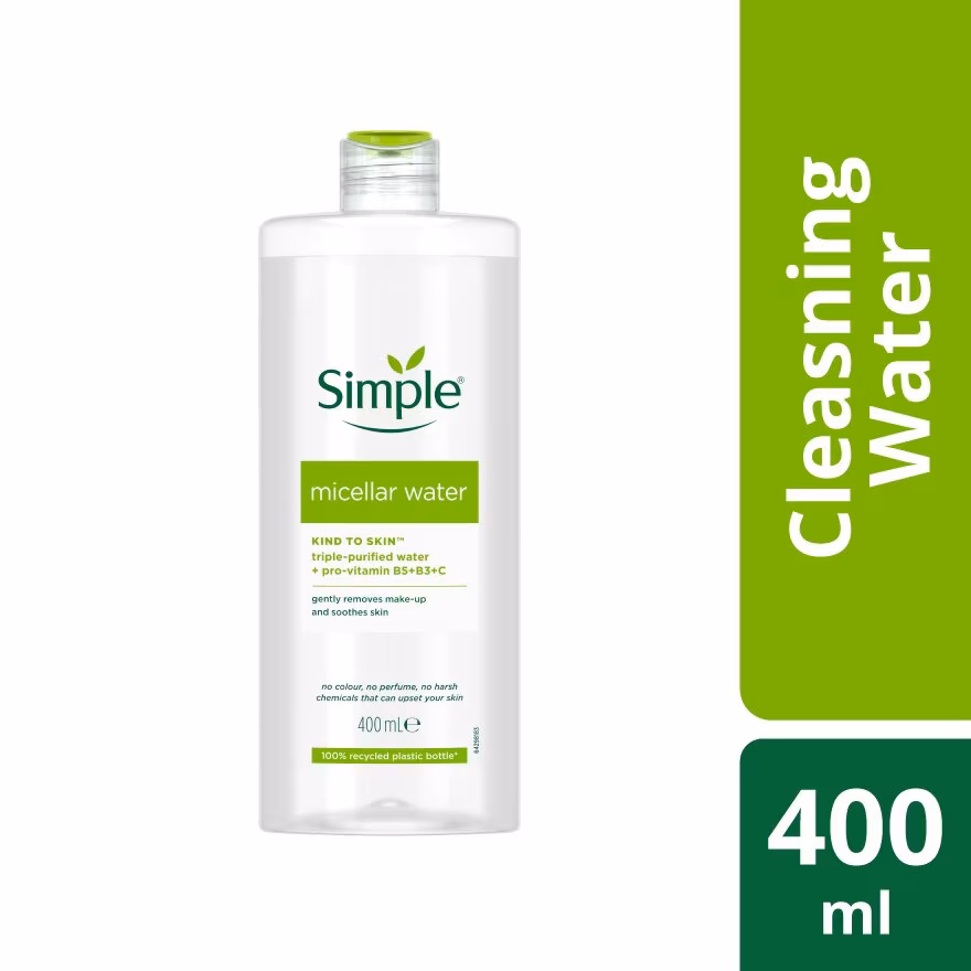 SIMPLE
Micellar Cleansing Water 400ml
