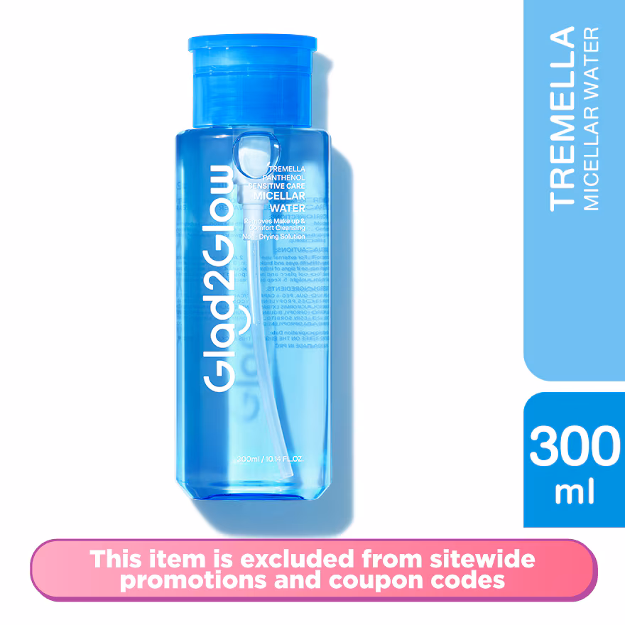 GLAD2GLOW
Tremella Panthenol Sensitive Care Micellar Water 300ml