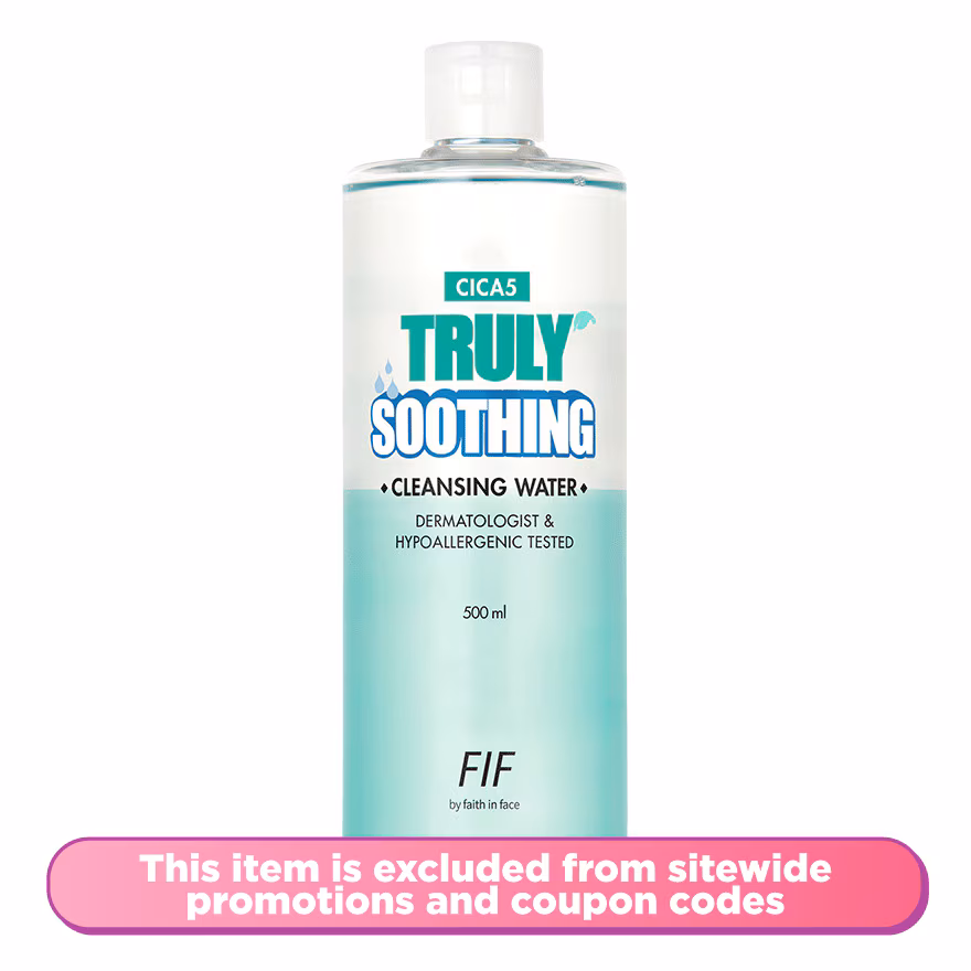 FAITH IN FACE
Cica5 Truly Soothing Cleansing Water 500ml