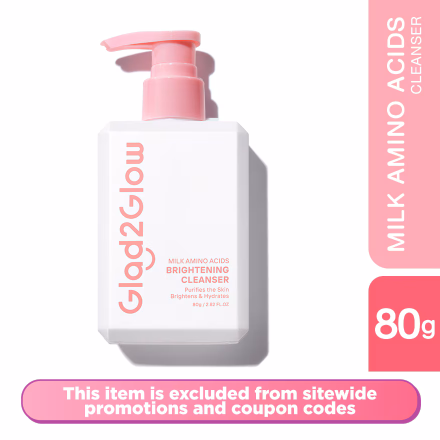 GLAD2GLOW Milk Amino Acids Brightening Cleanser 80g
