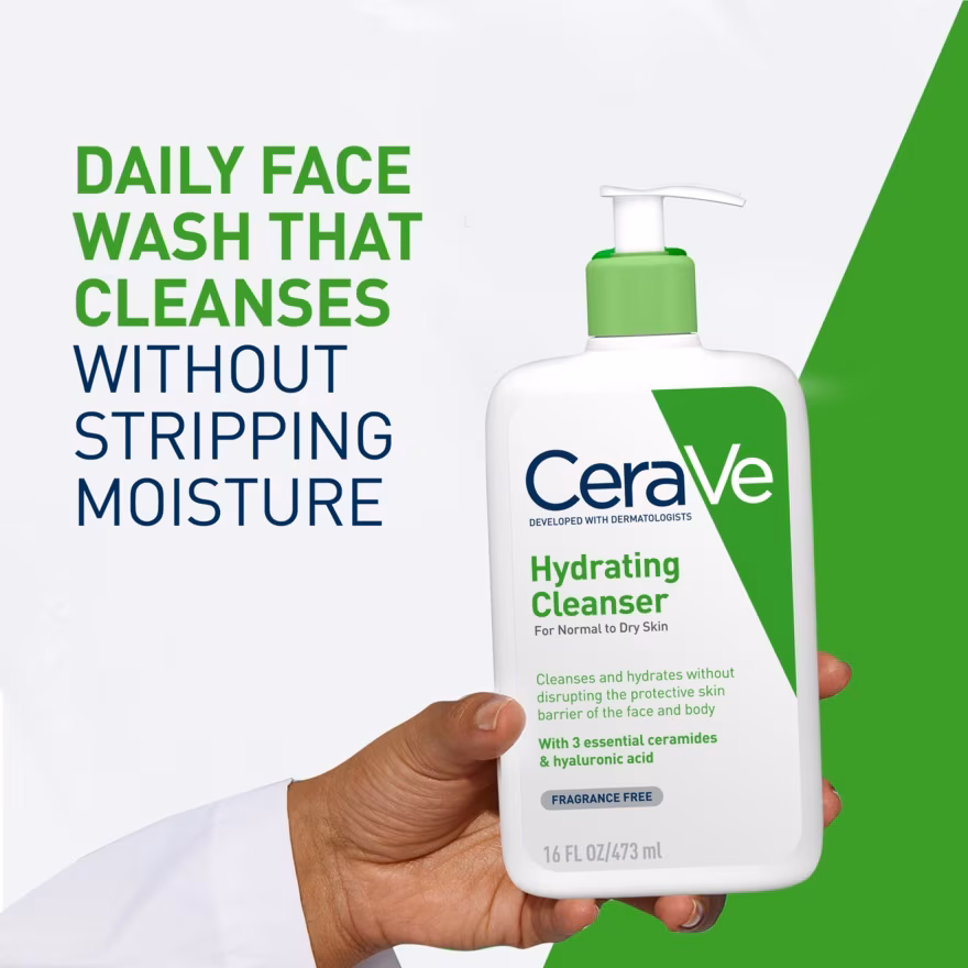 CeraVe  Hydrating Cleanser for Normal to Dry Skin 236ml