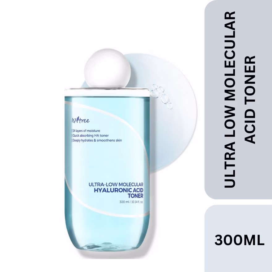 ISNTREE
Ultra Low Molecular Hyaluronic Acid Toner 300ml