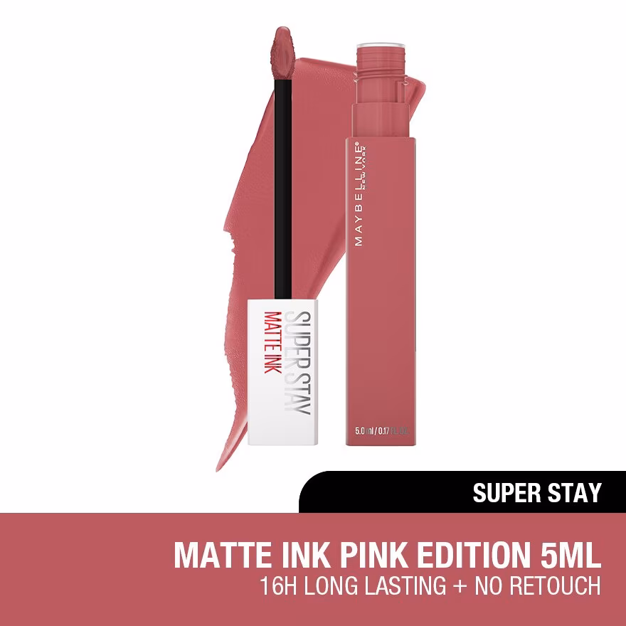 MAYBELLINE
Super Stay Matte Ink Pink Edition Initiattor