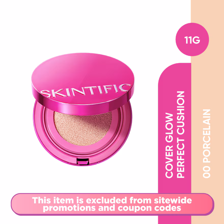 SKINTIFIC
Cover Glow Perfect Cushion 00 Porcelain 11g