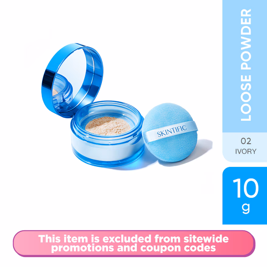 SKINTIFIC
Invisiblur All Day Loose Powder 02 Ivory 10g