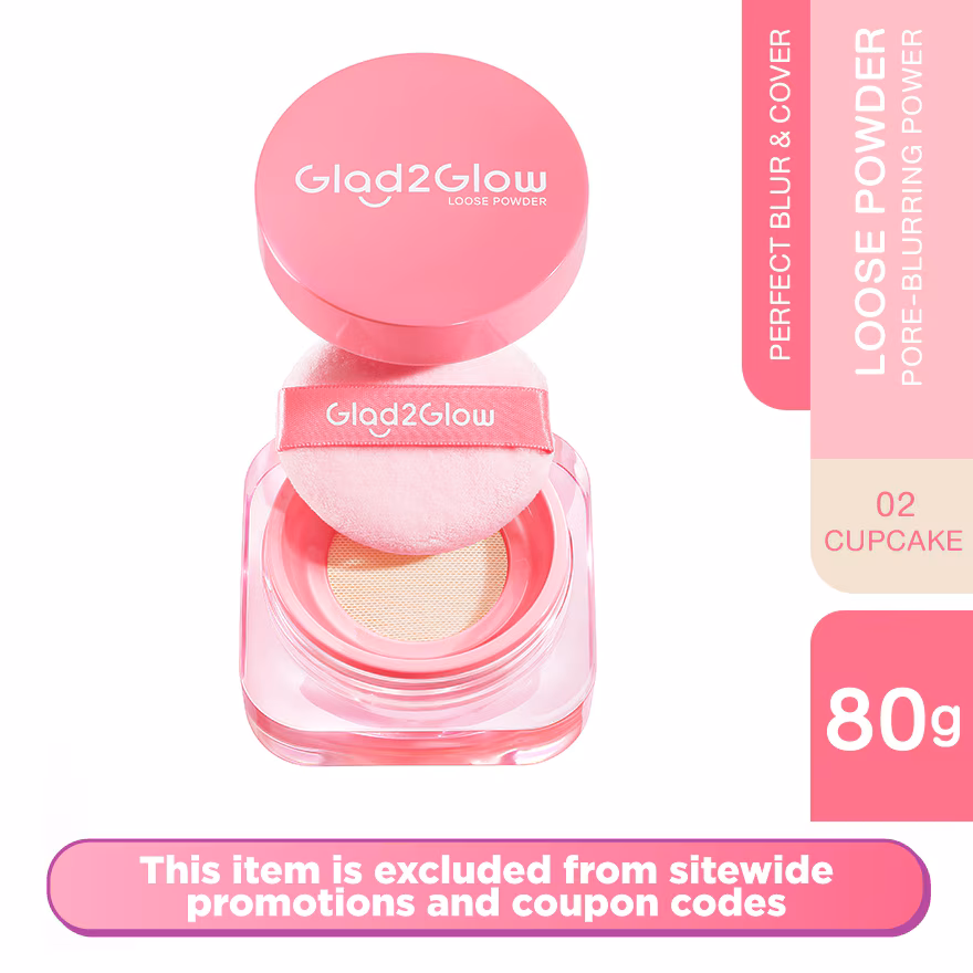 GLAD2GLOW
Perfect Blur & Cover Loose Powder 02 Cupcake