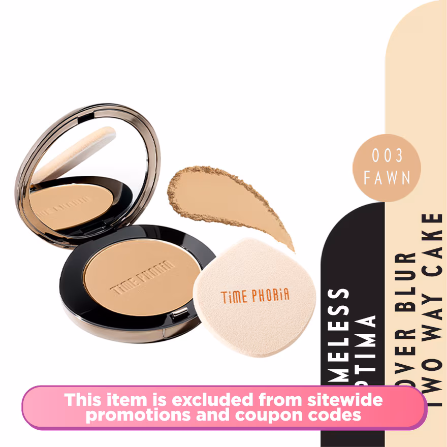 TIMEPHORIA
Timeless Optima Cover Blur Skin Perfection Powder Foundation 003 Fawn