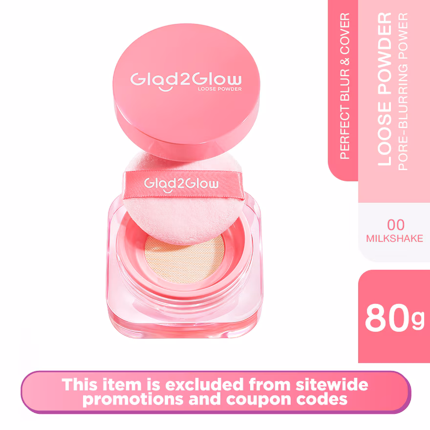 GLAD2GLOW
Perfect Blur & Cover Loose Powder 00 Milkshake