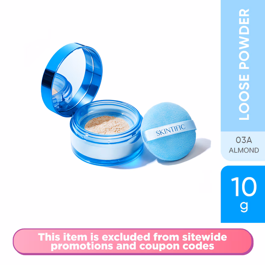 SKINTIFIC
Invisiblur All Day Loose Powder 03A Almond 10g