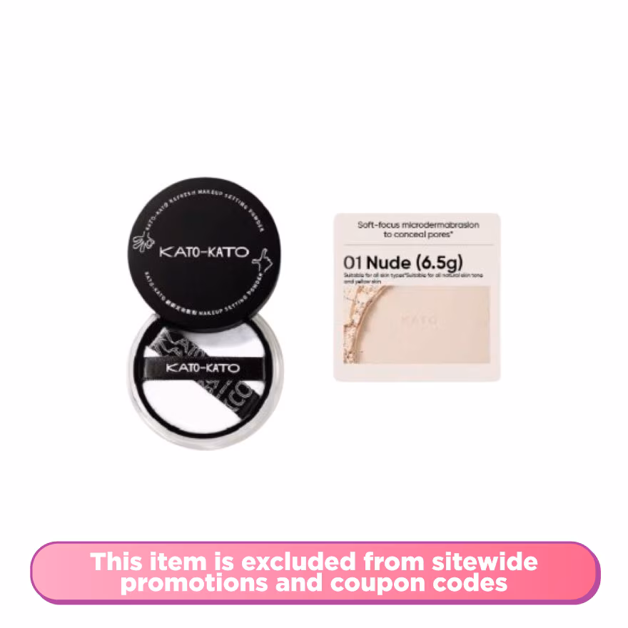 KATO-KATO
Refresh Makeup Setting Powder Oil Control Loose Powder 01 Nude