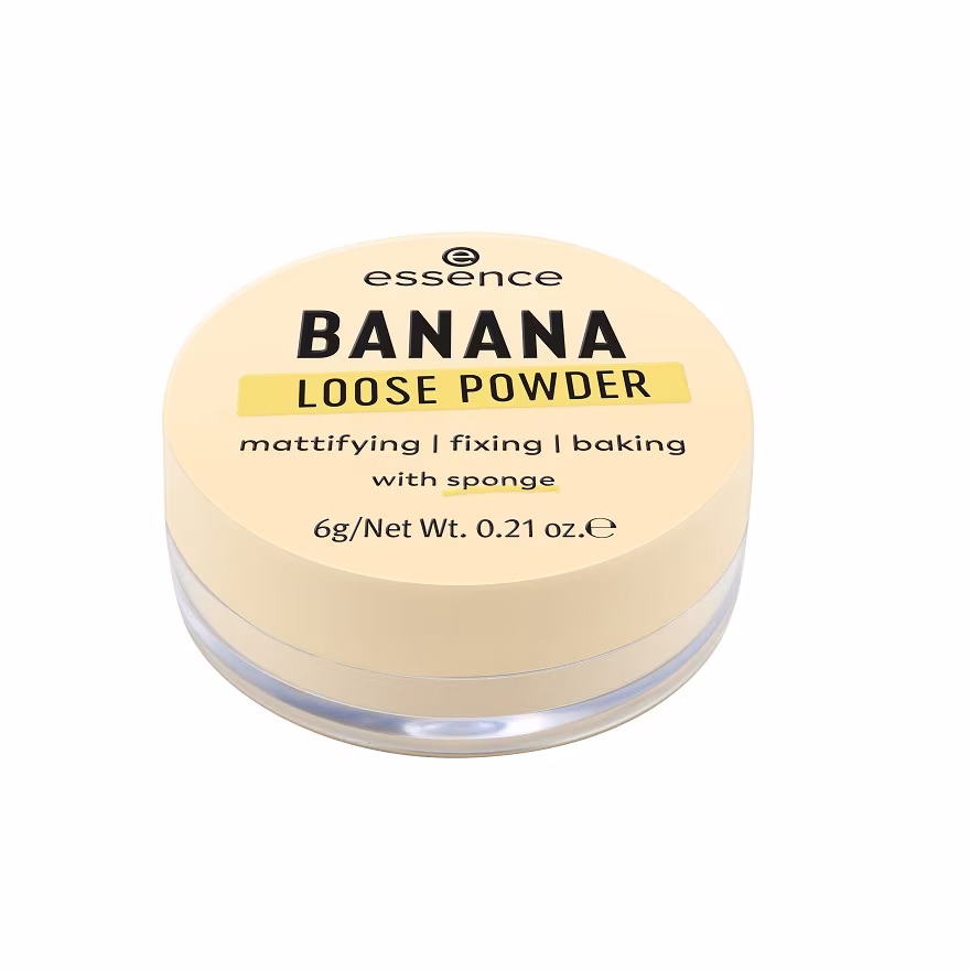 ESSENCE
Banana Loose Powder In A Soft Yellow Shade Including A Sponge