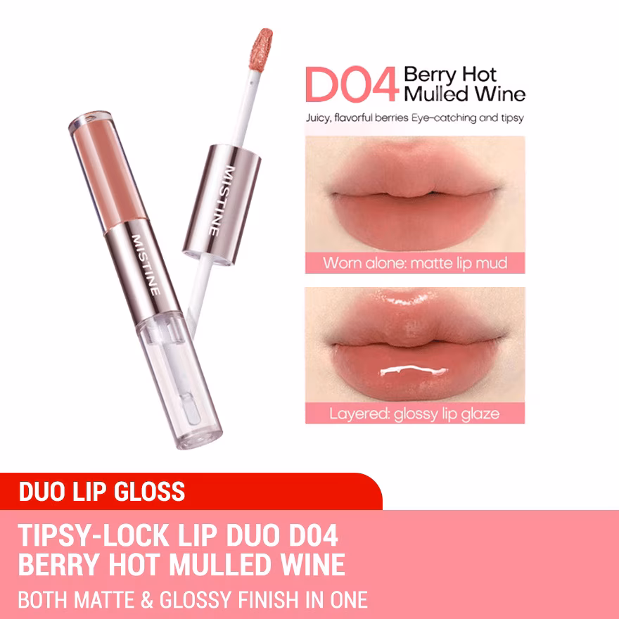 MISTINE
Tipsy-Lock Lip Duo D04