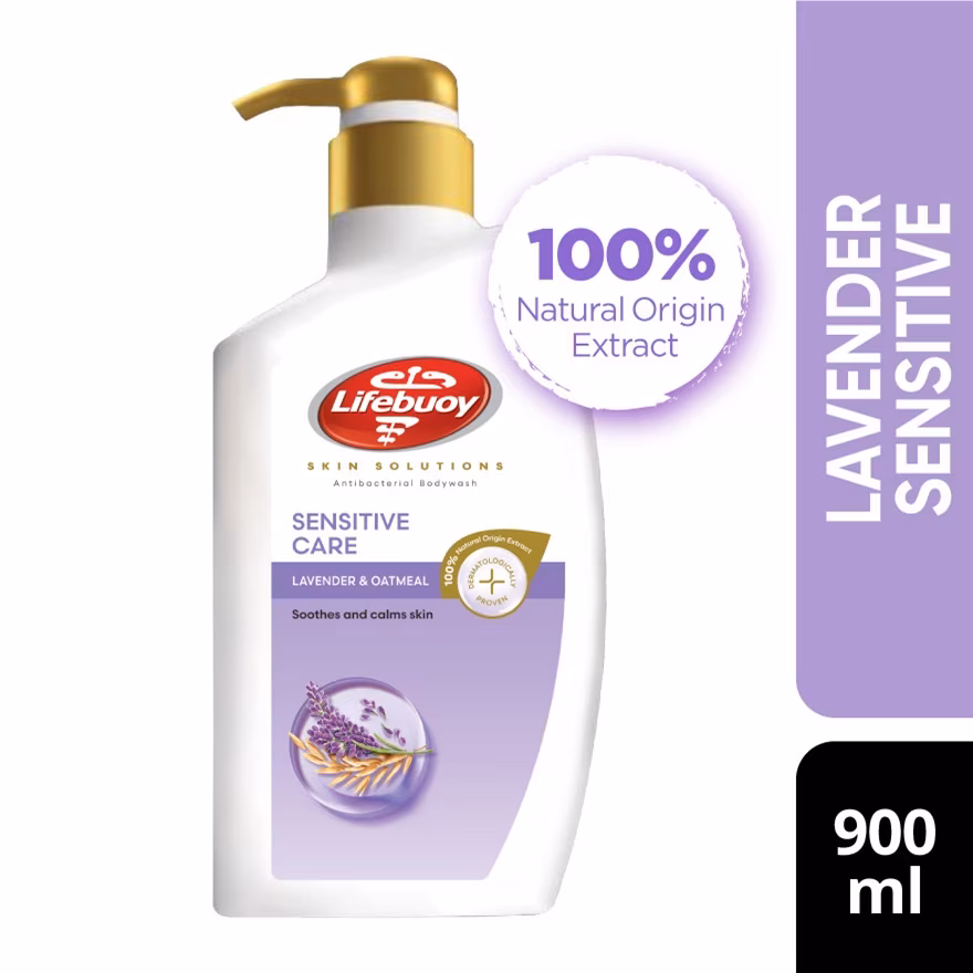 LIFEBUOY
Body Wash Bottle Lavender Care 900ml