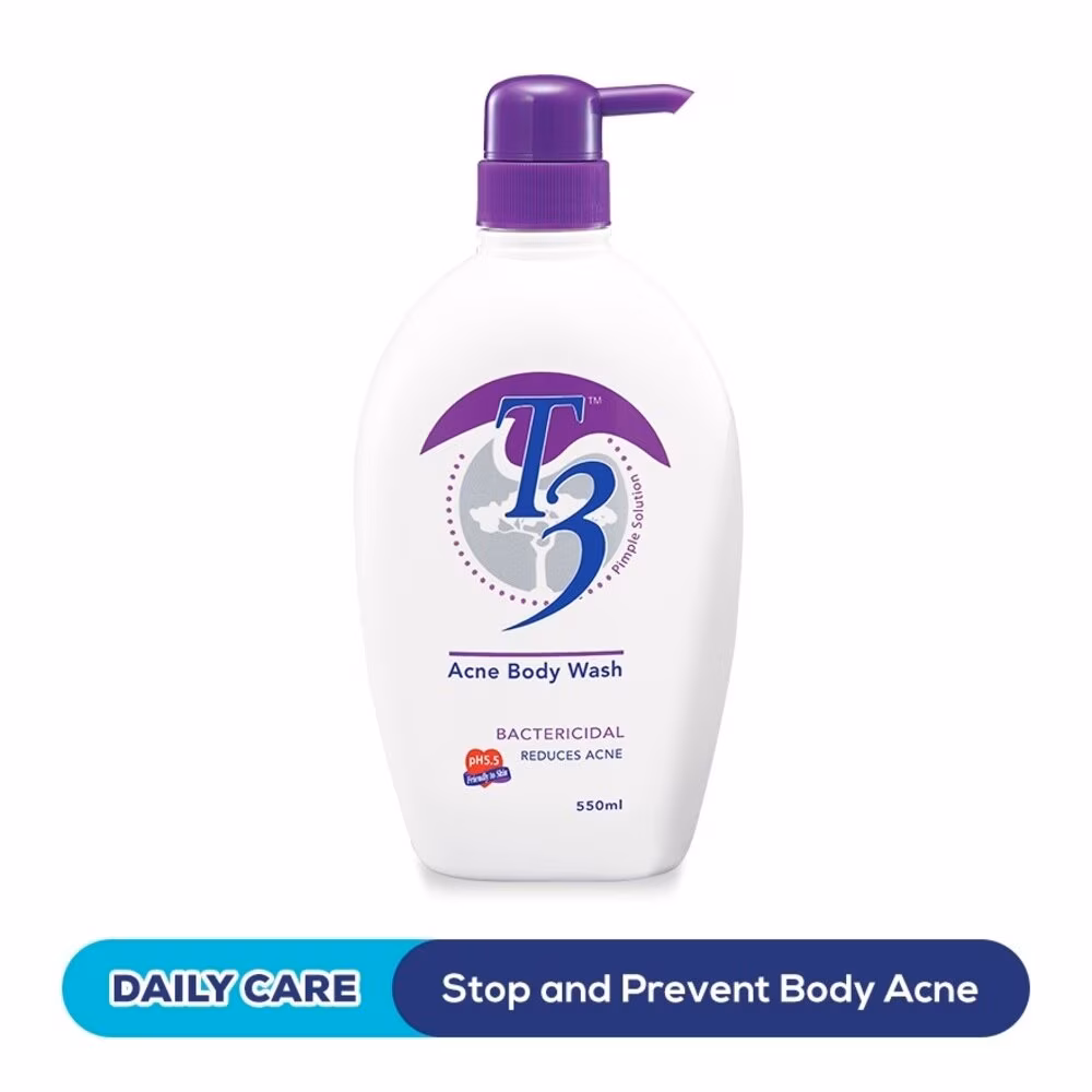 T3
Acne Body Wash – Bactericidal 550 ml