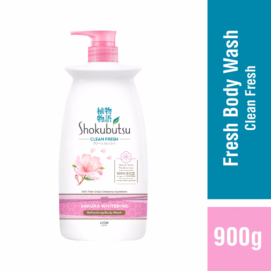 SHOKUBUTSU
Body Shower Foam Sakura 900g
