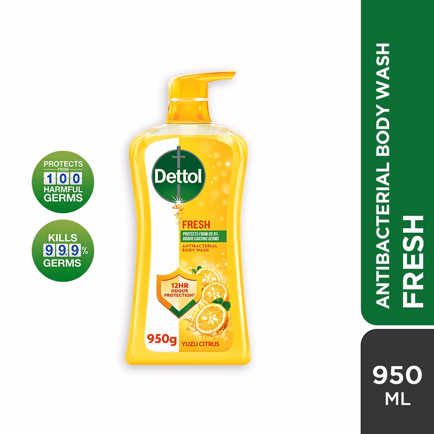 DETTOL
Body Wash Fresh Yuzu Citrus 950g