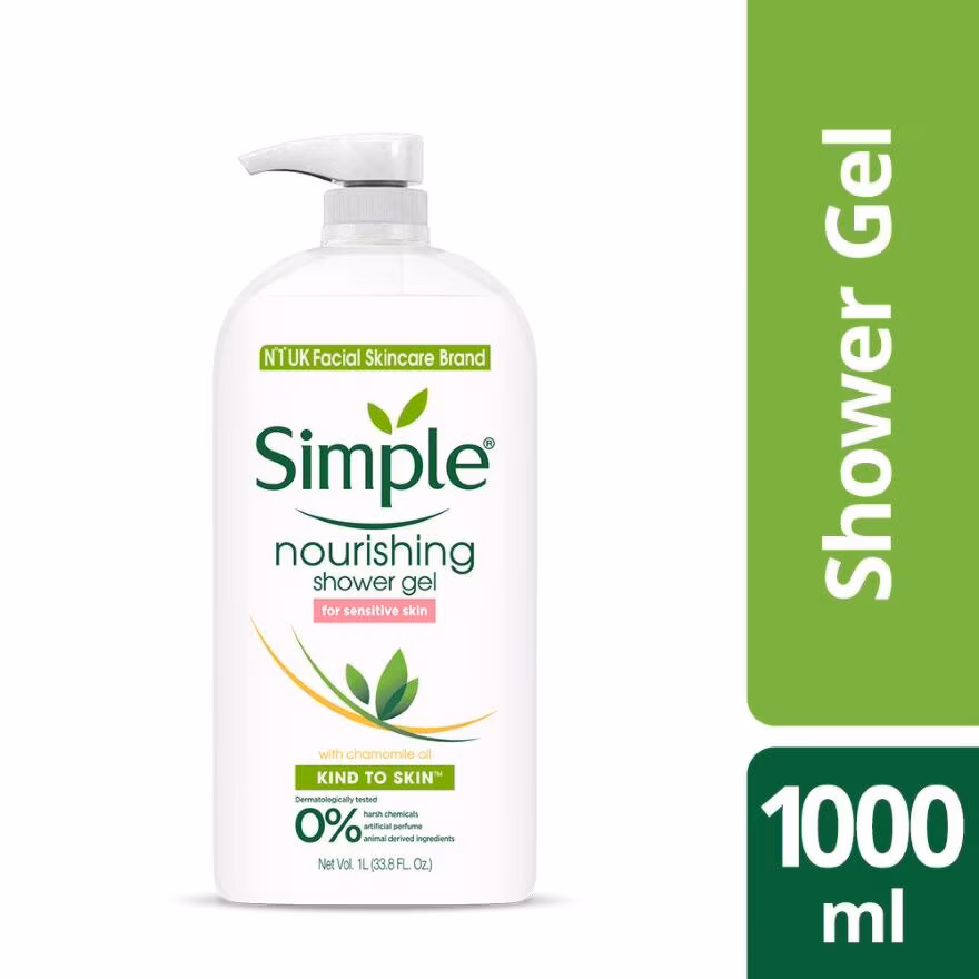 SIMPLE
Kind To Skin Nourishing Shower Gel 1L