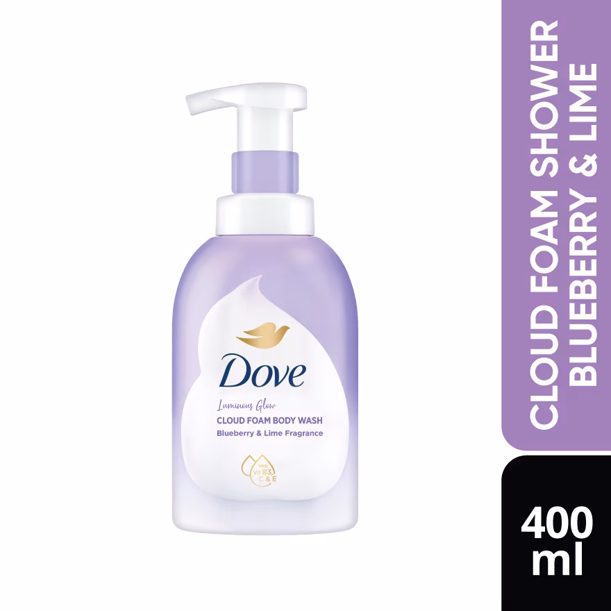 DOVE
Blueberry & Lime Self Foaming Cloud Foam Shower 400ml