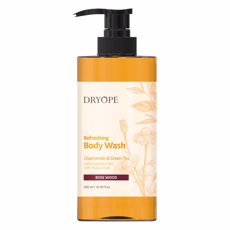DRYOPE
Chamomile & Green Tea Refreshing Body Wash Rose Wood 500ml