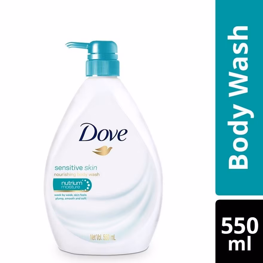 DOVE
Sensitive Skin Nourishing Body Wash 550ml