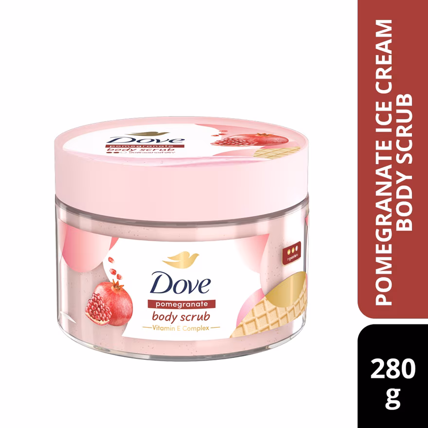 DOVE
Body Scrub Pomegranate 280gram