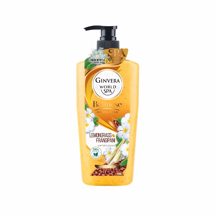 GINVERA
Spa Shower Scrub Lemongrass & Frangipani 750ml