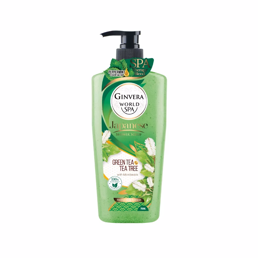 GINVERA
Real Spa Green Tea Shower Scrub 750g