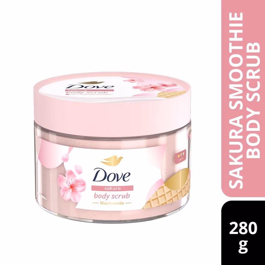 DOVE
Body Scrub Sakura 280gram