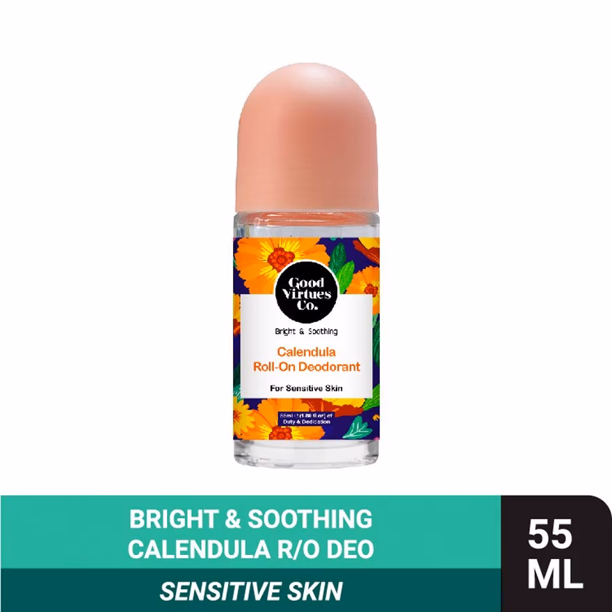 GOOD VIRTUES CO
Calendula Roll On Deodorant Sensitive Skin 55ml