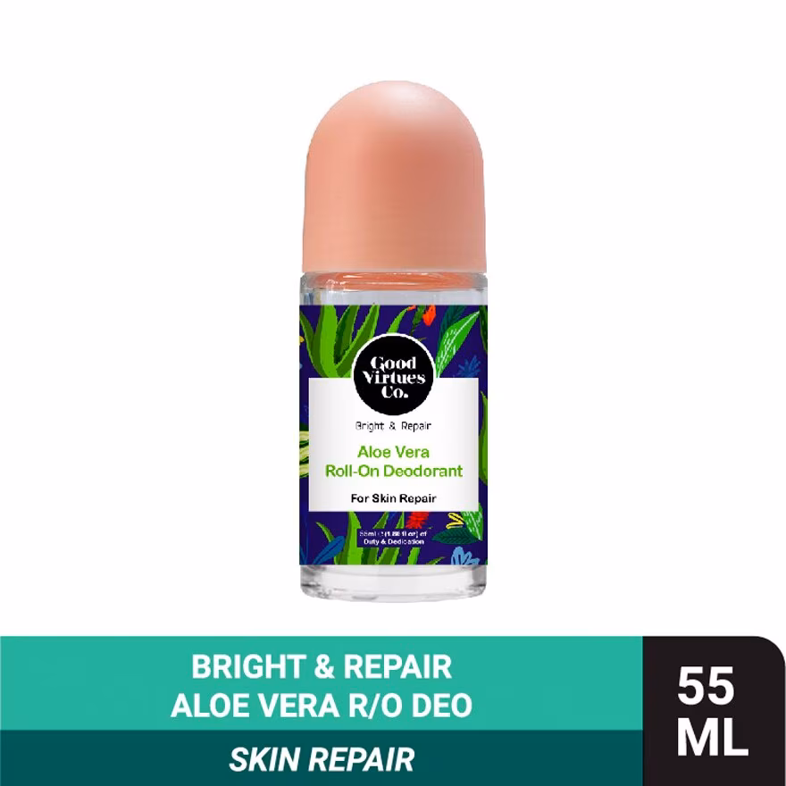 GOOD VIRTUES CO
Aloe Vera Roll On Deodorant Skin Repair 55ml