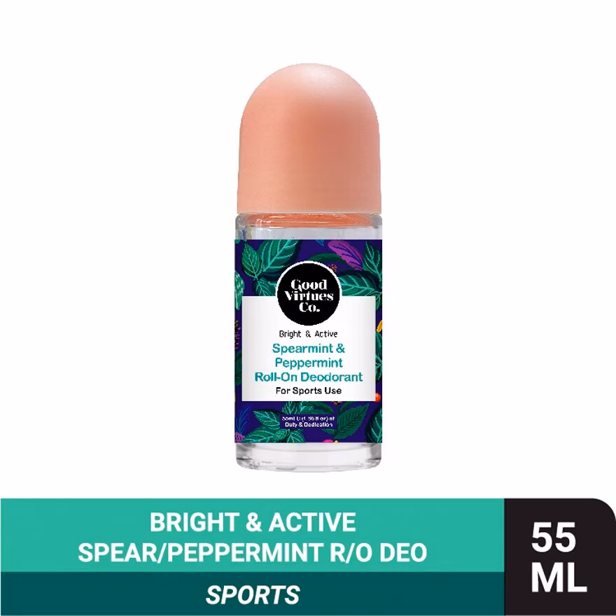 GOOD VIRTUES CO
Spearmint & Peppermint Roll On Deodorant 55ml