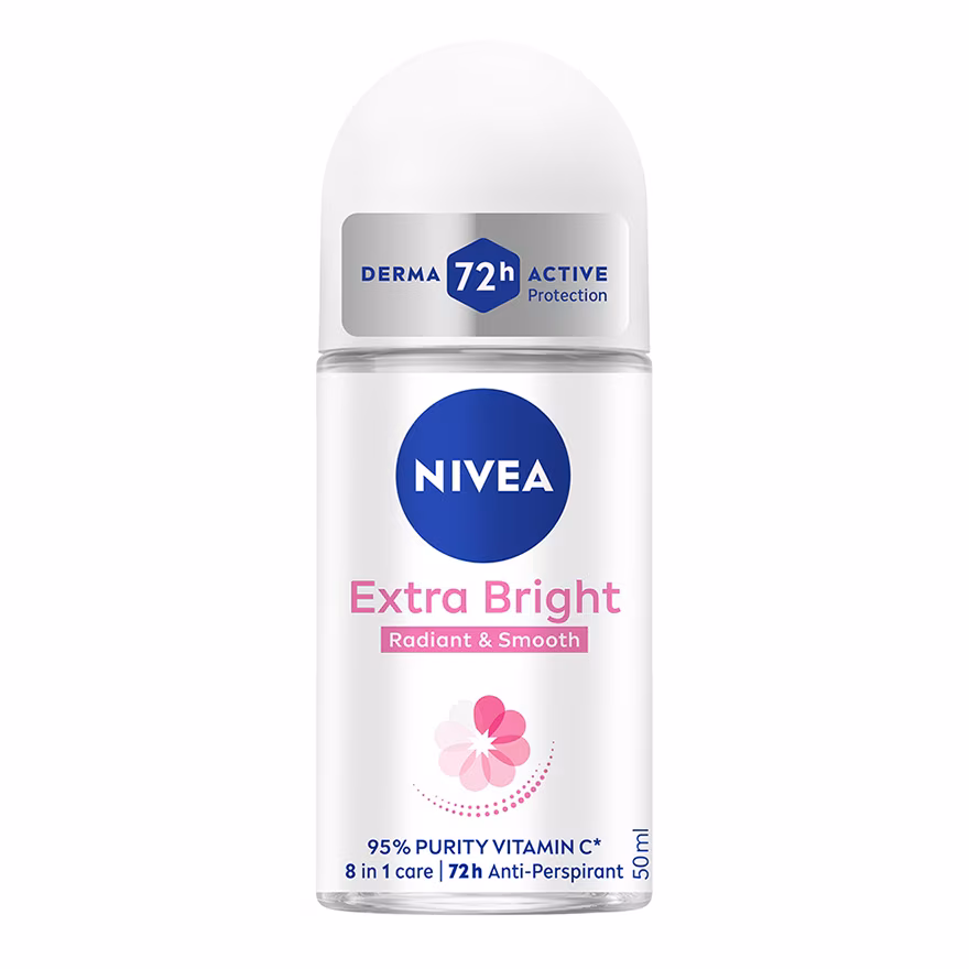NIVEA
Deodorant Extra Brightening Roll On 50ml