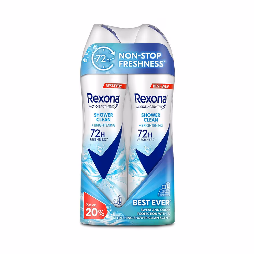 REXONA
Shower Clean Spray 2x135ml