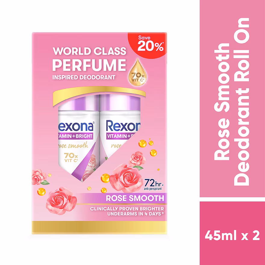 REXONA
Rose Glow Doedorant Roll On 2x45ML