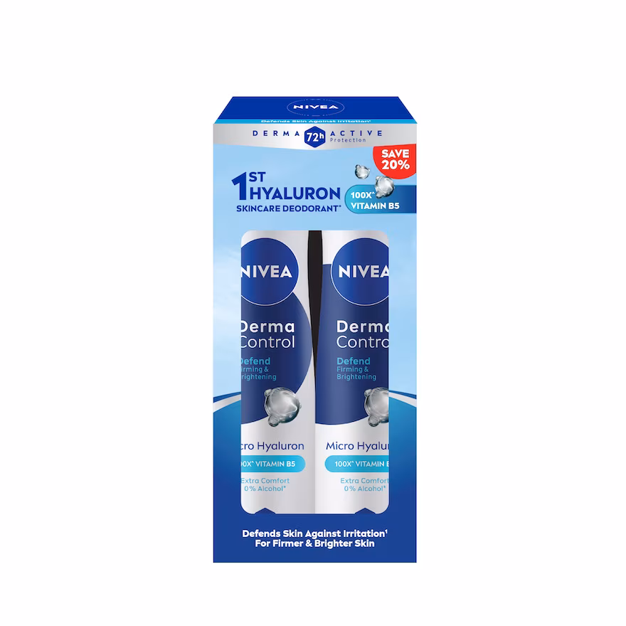 NIVEA
Deodorant Derma Control Defend Spray 150mlx2