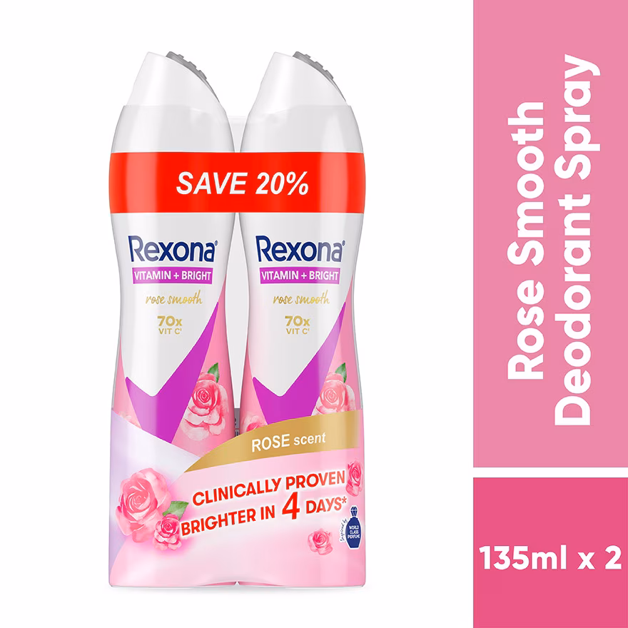 REXONA
Rose Glow Spray Deo 2x135ml