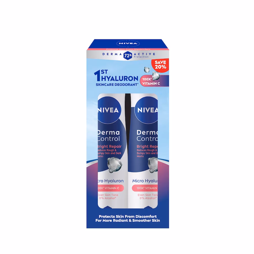 NIVEA
Deodorant Derma Control Bright Repair Spray 150mlx2