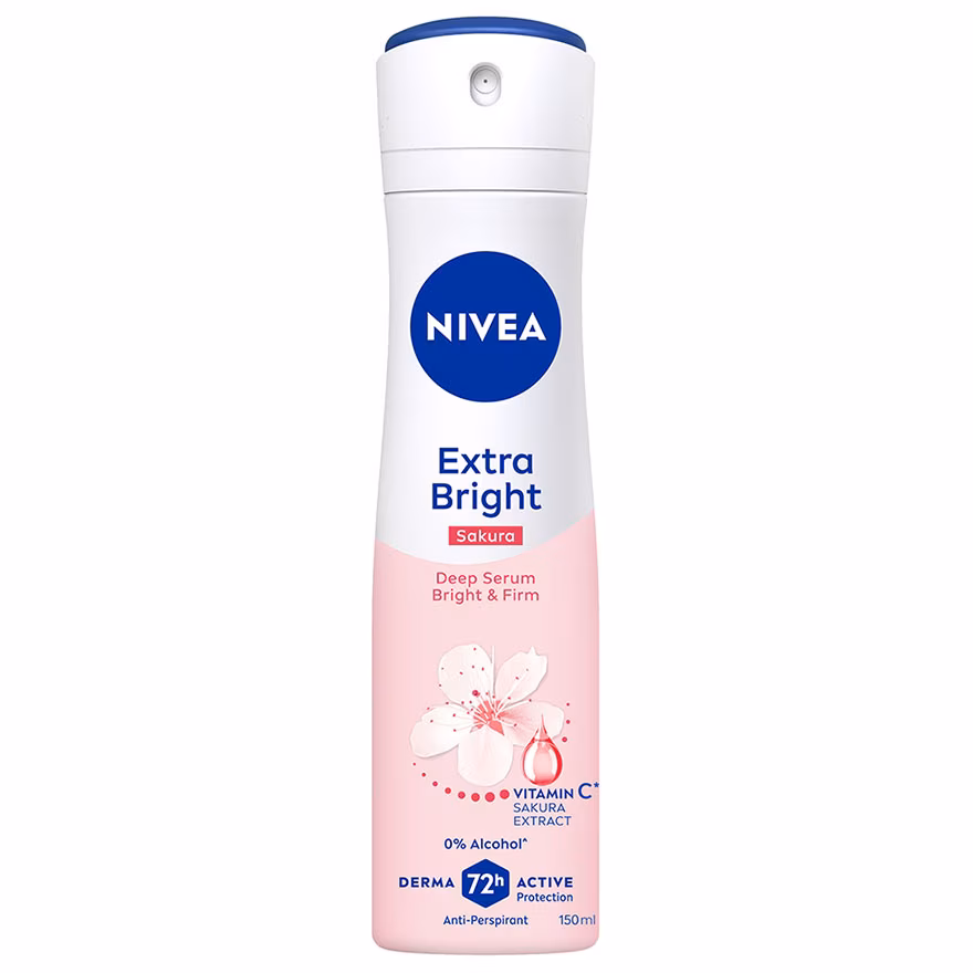 NIVEA
Deodorant Deep Brightening Serum Sakura Spray 150ml