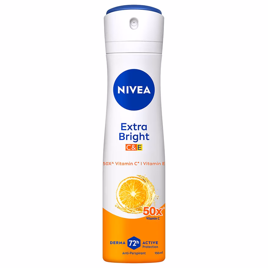 NIVEA
Deodorant Extra Bright C&E Spray 150ml