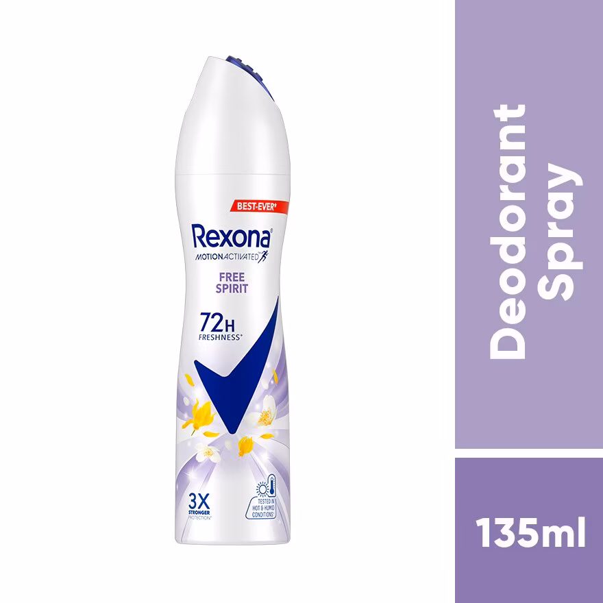 REXONA
Women Free Spirit Spray 135ml