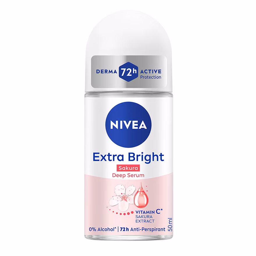 NIVEA
Deodorant Deep Brightening Serum Sakura Roll On 50ml