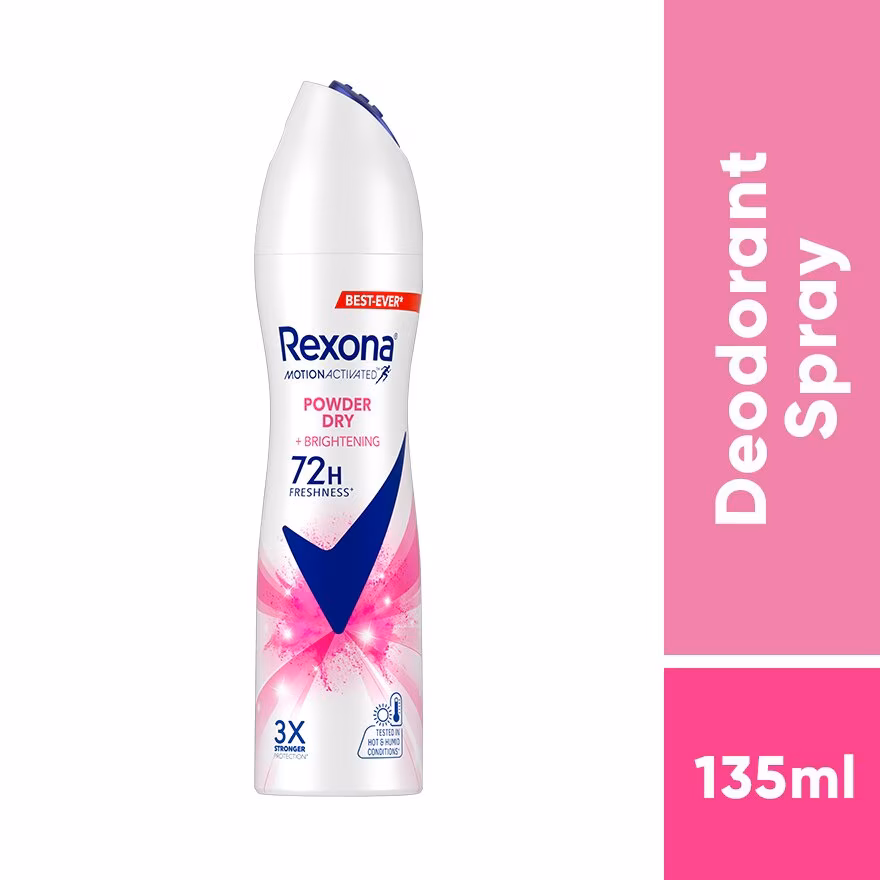 REXONA
Women Powder Dry Spray 135ml