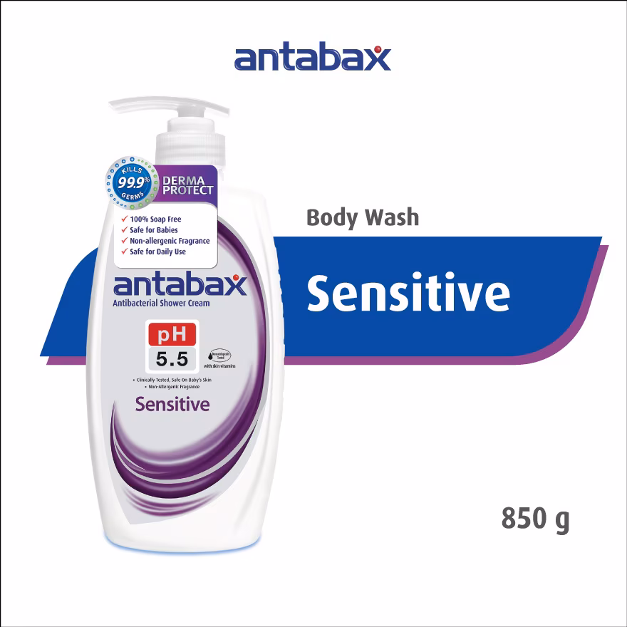 ANTABAX
Anti Bacterial Shower Sensitive 850ml