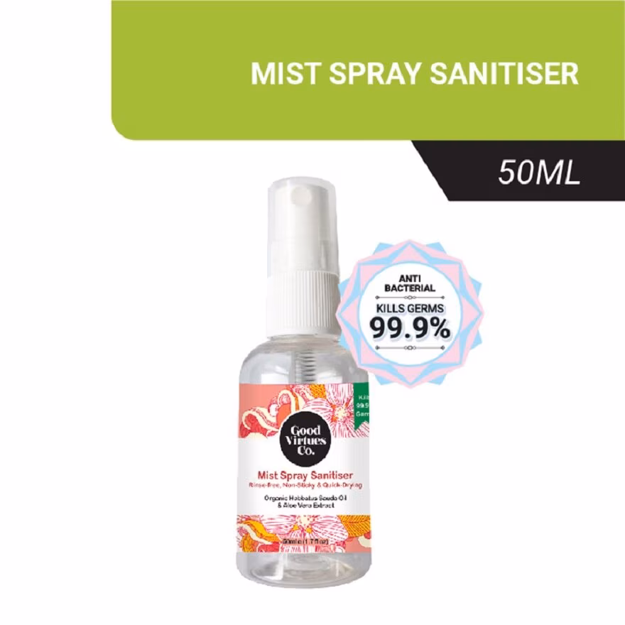 GOOD VIRTUES CO
Sanitizer Mist Spray Sanitizer 50ml