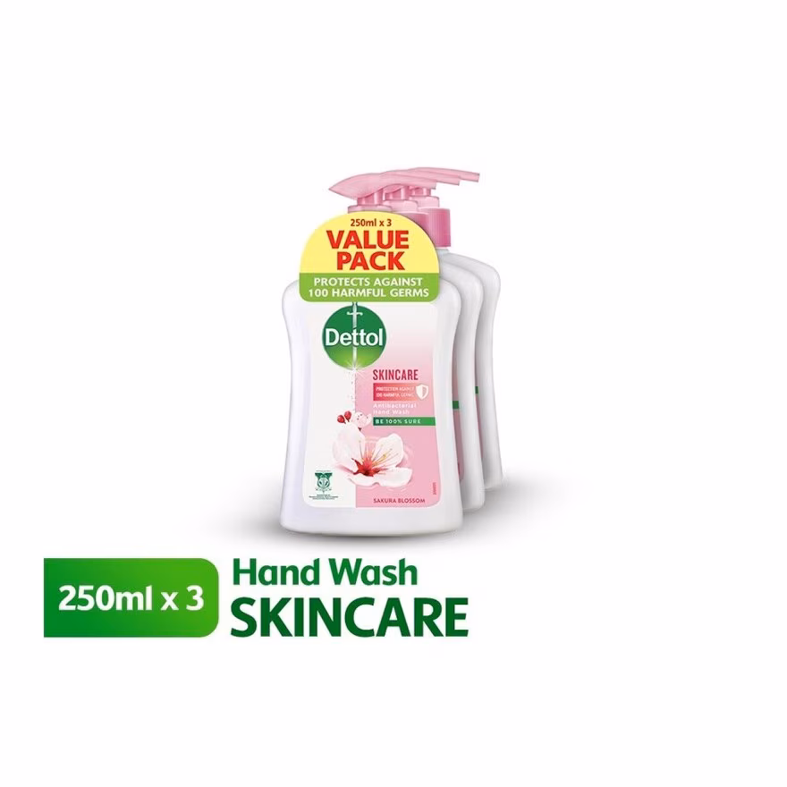 DETTOL
Hand Soap Skincare 250ML (2+1 Pack)