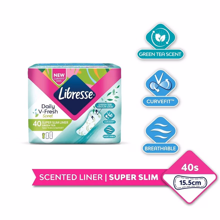 LIBRESSE
Green Tea Super Slim Plantyliner 40’s