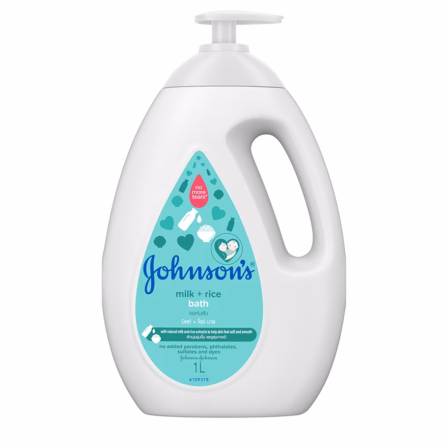 JOHNSON’S
Baby Milk + Rice Bath 1000ML