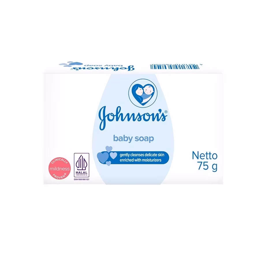 JOHNSON’S
Baby Moisturizer Soap 3 x 75 g