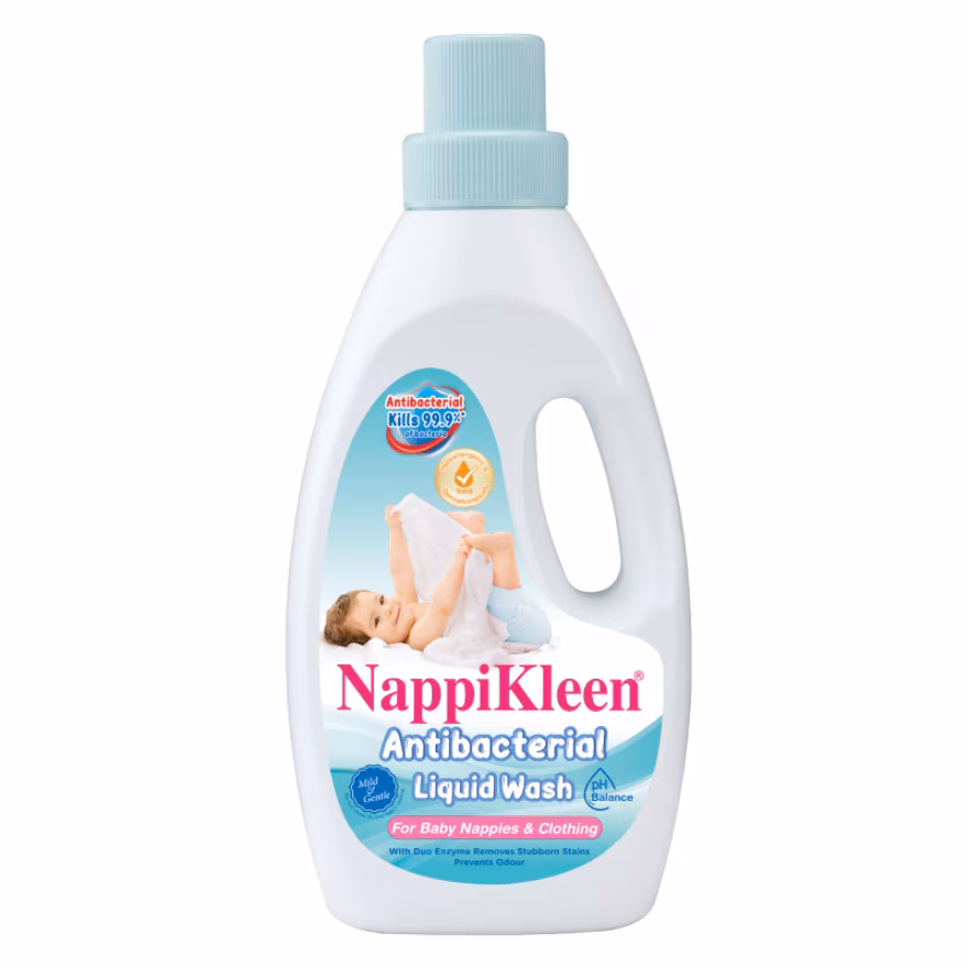 NAPPIKLEEN
Anti Bacterial Baby Liquid Wash 1.85kg