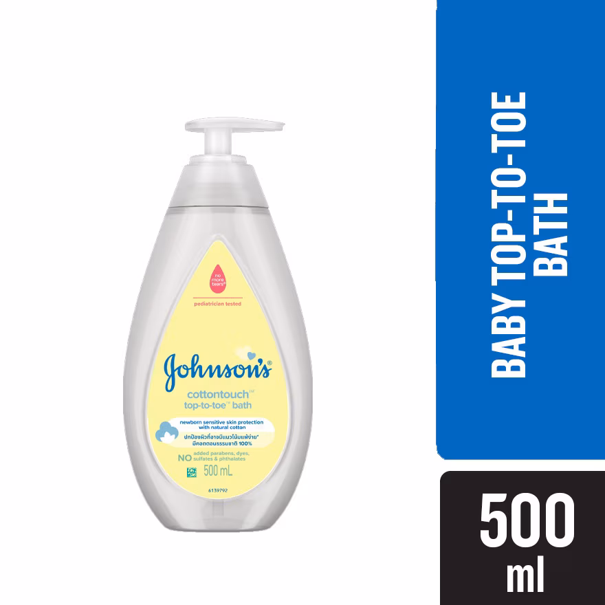 JOHNSON’S
Baby Cotton Touch Top To Toe Bath 500ml